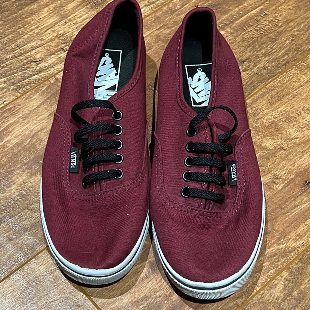Burgundy Vans